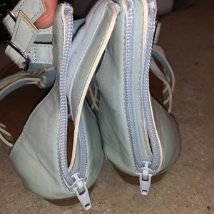 Blue sandals size 8.5